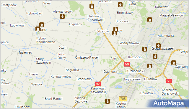 mapa Lubiejew, Lubiejew na mapie Targeo