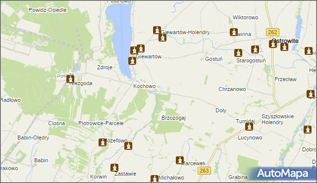 mapa Mieczownica, Mieczownica na mapie Targeo