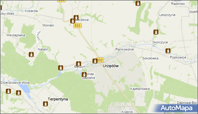 mapa Mikuszewskie, Mikuszewskie na mapie Targeo