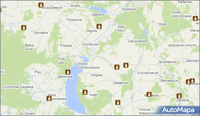 mapa Młódnice, Młódnice na mapie Targeo