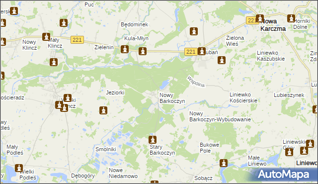 mapa Nowy Barkoczyn, Nowy Barkoczyn na mapie Targeo