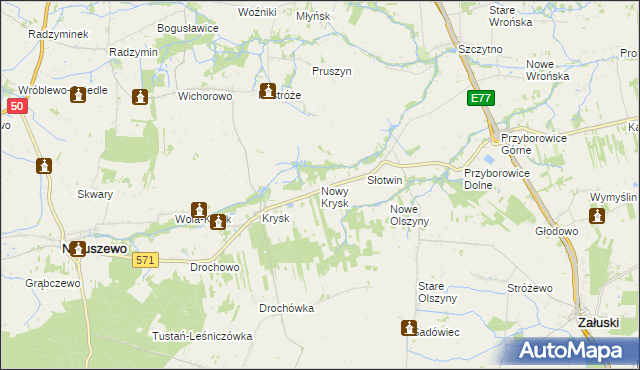 mapa Nowy Krysk, Nowy Krysk na mapie Targeo