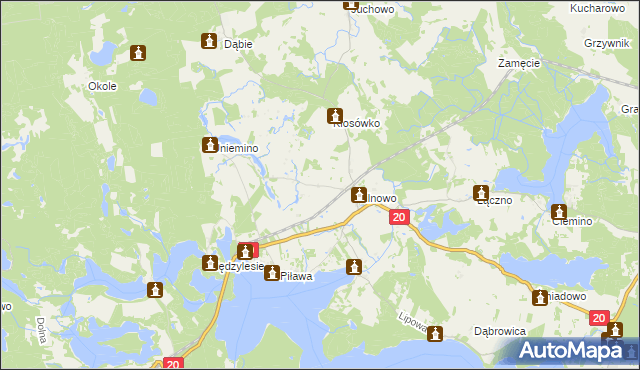 mapa Osiczyn, Osiczyn na mapie Targeo