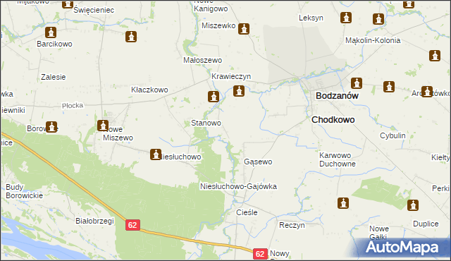 mapa Osmolinek, Osmolinek na mapie Targeo