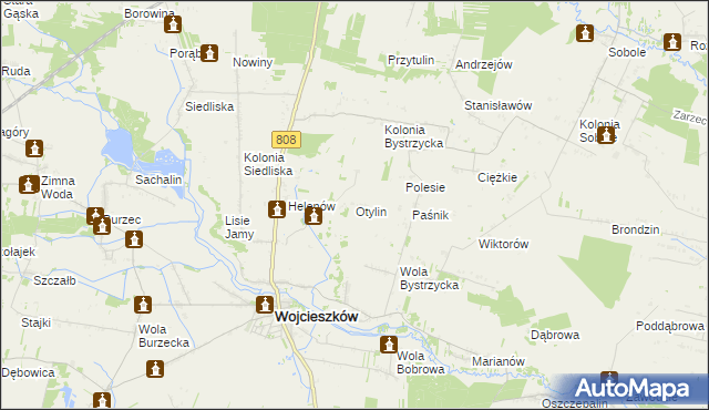 mapa Otylin, Otylin na mapie Targeo