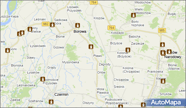 mapa Pławo, Pławo na mapie Targeo