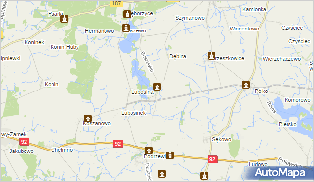 mapa Przystanki, Przystanki na mapie Targeo