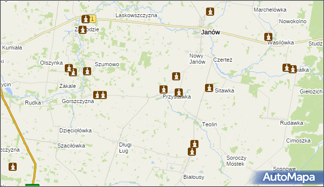 mapa Przystawka, Przystawka na mapie Targeo