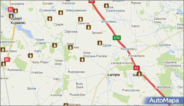 mapa Rajmundów, Rajmundów na mapie Targeo