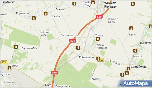 mapa Rudnik-Kolonia, Rudnik-Kolonia na mapie Targeo