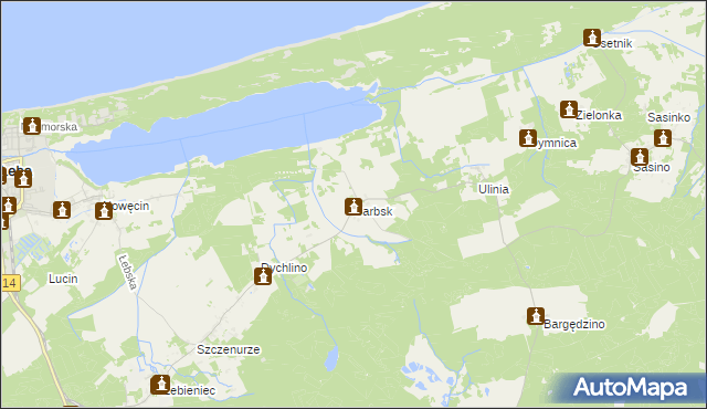 mapa Sarbsk, Sarbsk na mapie Targeo