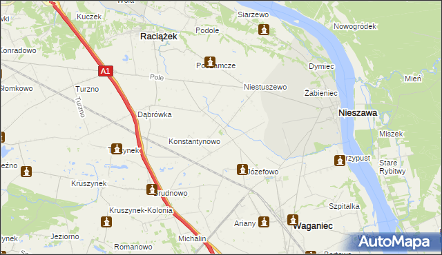 mapa Sierzchowo, Sierzchowo na mapie Targeo