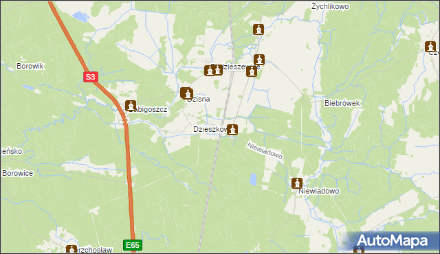 mapa Sobieszewo, Sobieszewo na mapie Targeo