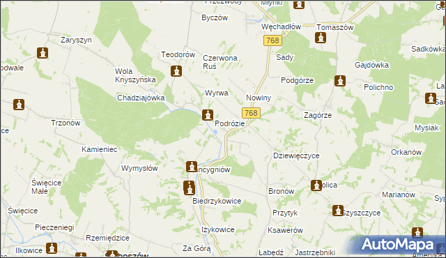 mapa Stępocice, Stępocice na mapie Targeo