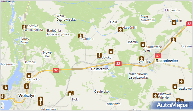 mapa Stodolsko, Stodolsko na mapie Targeo