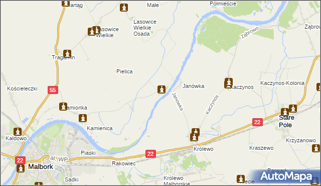 mapa Szawałd, Szawałd na mapie Targeo