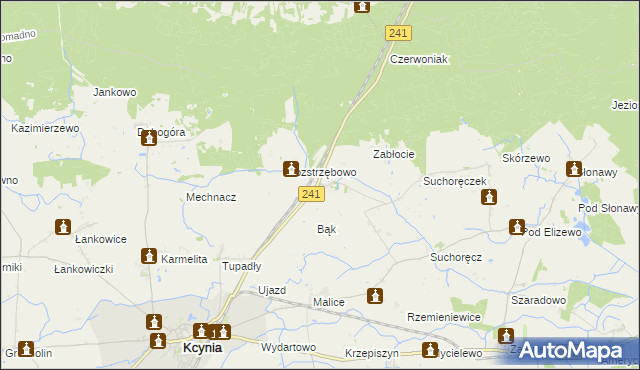 mapa Szczepice, Szczepice na mapie Targeo