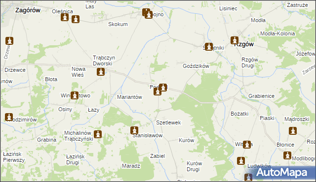 mapa Szetlew, Szetlew na mapie Targeo