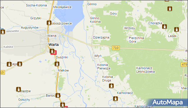 mapa Włyń, Włyń na mapie Targeo