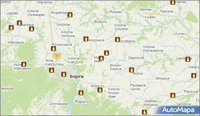 mapa Wysoki Duże, Wysoki Duże na mapie Targeo