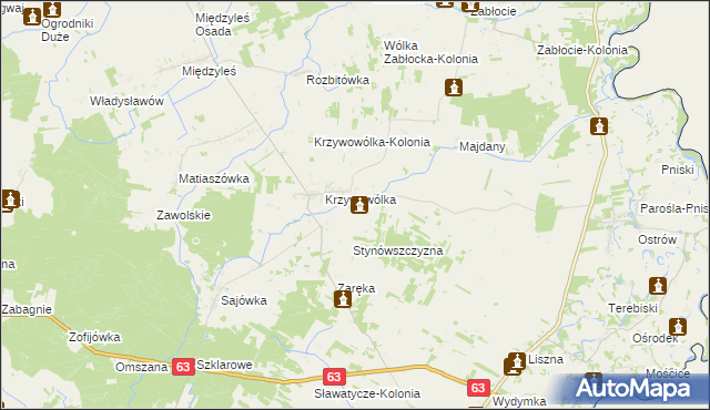 mapa Zańków, Zańków na mapie Targeo