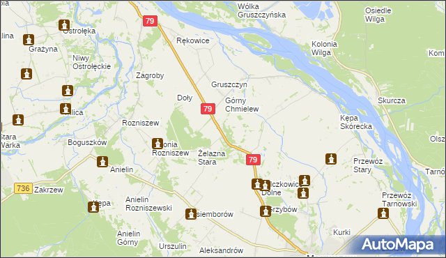 mapa Żelazna Nowa, Żelazna Nowa na mapie Targeo