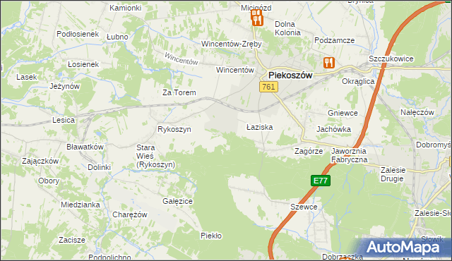 mapa Plebańskie, Plebańskie na mapie Targeo