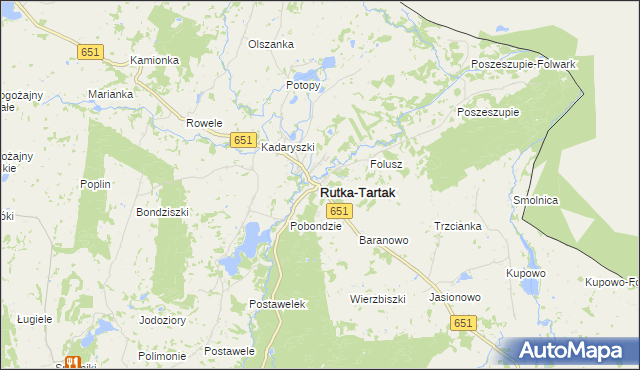 mapa Rutka-Tartak, Rutka-Tartak na mapie Targeo