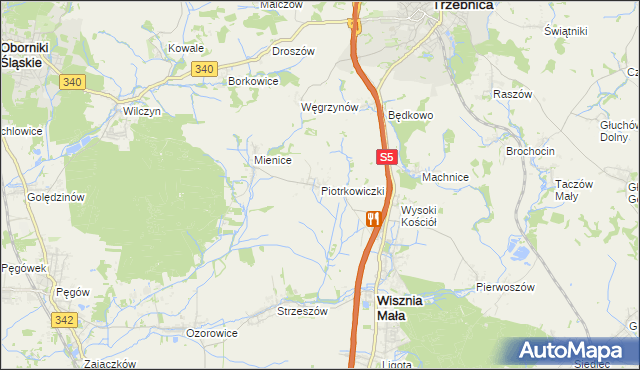 mapa Piotrkowiczki, Piotrkowiczki na mapie Targeo