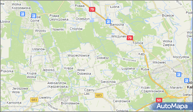 mapa Dobiesz, Dobiesz na mapie Targeo