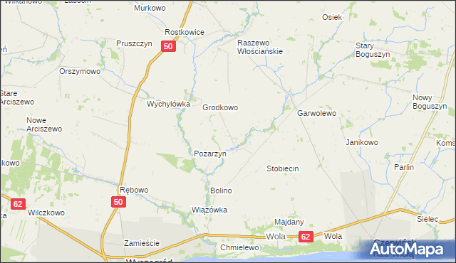 mapa Gawarzec Dolny, Gawarzec Dolny na mapie Targeo
