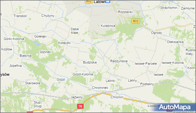 mapa Generałowo, Generałowo na mapie Targeo