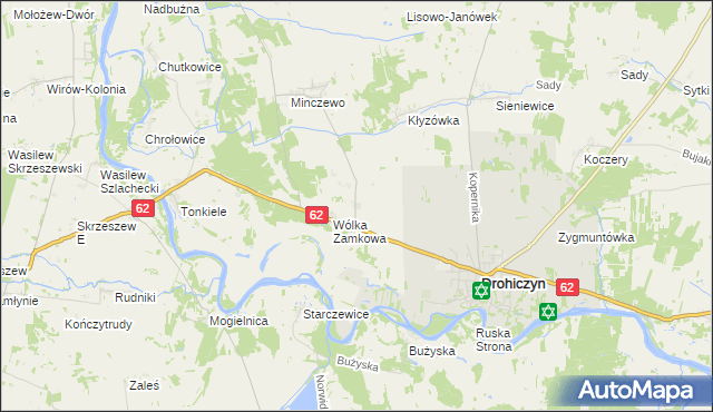 mapa Runice, Runice na mapie Targeo