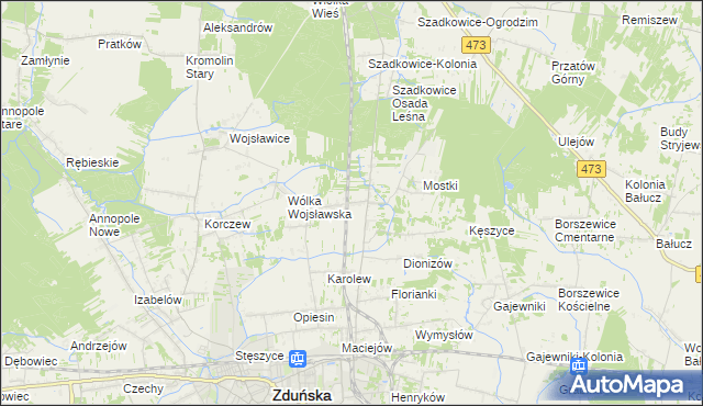 mapa Suchoczasy, Suchoczasy na mapie Targeo