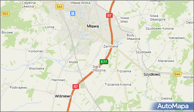 mapa Nowa Otocznia, Nowa Otocznia na mapie Targeo