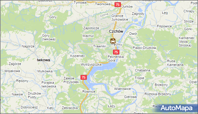 mapa Będzieszyna, Będzieszyna na mapie Targeo