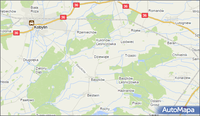 mapa Katarzynów gmina Zduny, Katarzynów gmina Zduny na mapie Targeo