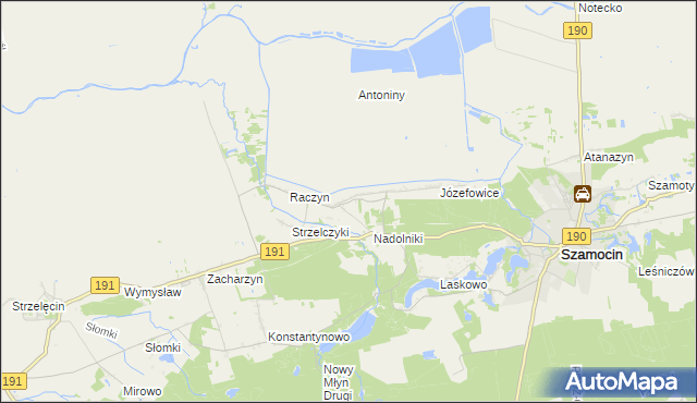mapa Nałęcza, Nałęcza na mapie Targeo