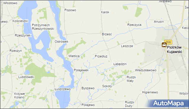 mapa Przedłuż, Przedłuż na mapie Targeo