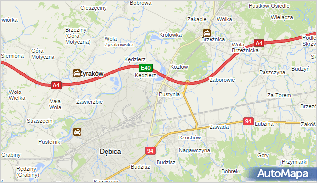 mapa Pustynia, Pustynia na mapie Targeo