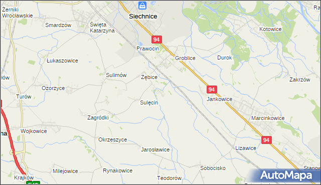 mapa Grodziszów, Grodziszów na mapie Targeo