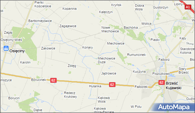 mapa Miechowice Duże, Miechowice Duże na mapie Targeo