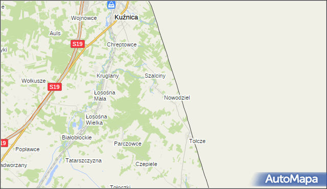 mapa Nowodziel, Nowodziel na mapie Targeo