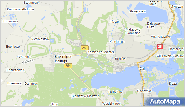 mapa Olszowe, Olszowe na mapie Targeo