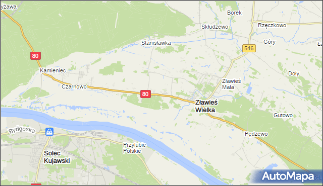 mapa Toporzysko gmina Zławieś Wielka, Toporzysko gmina Zławieś Wielka na mapie Targeo