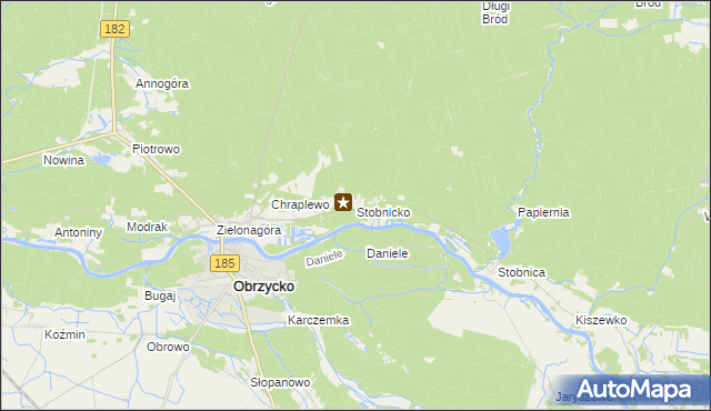 mapa Stobnicko, Stobnicko na mapie Targeo