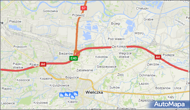 mapa Kokotów, Kokotów na mapie Targeo