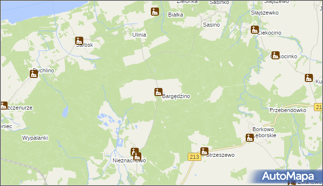 mapa Bargędzino, Bargędzino na mapie Targeo