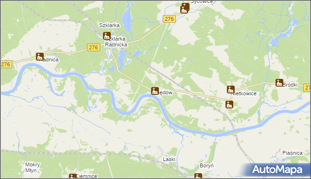 mapa Będów, Będów na mapie Targeo