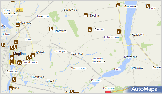 mapa Białotul, Białotul na mapie Targeo